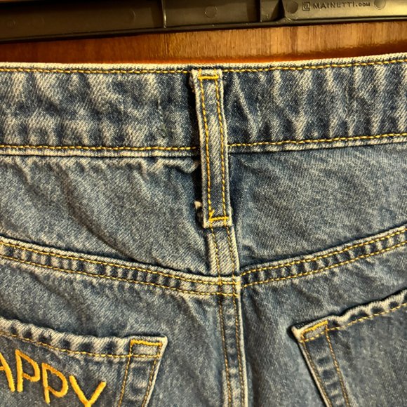 Wild Fable Highest Rise Mom Jean Shorts 'Happy' Womens 2/26R - Picture 12 of 16